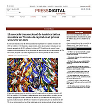 El mercado transaccional de Amrica Latina moviliza un 7% ms de capital en el primer semestre de 2025